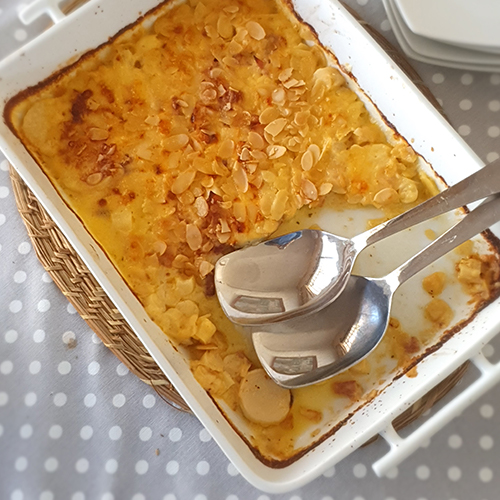 40 palmitos a la crema (guarniciones)