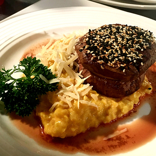 95 Risotto de Azafrán y Parmesano (Guarniciones)