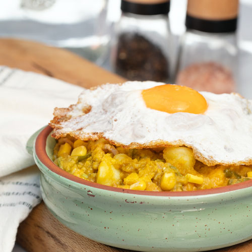 CHARQUICAN CON HUEVO