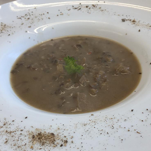 Foto 15 Crema de inglesa de champiñones y Callampas (Entradas)