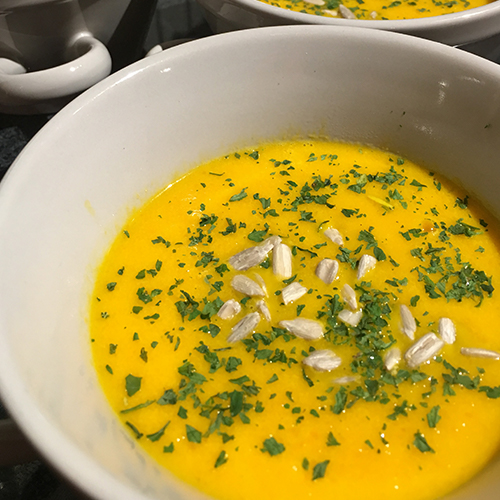 Foto 6 Crema de Zanahorias y Manzanas al Curry ( Entrada)