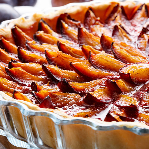 TARTA DE CIRUELAS Y ALMENDRAS