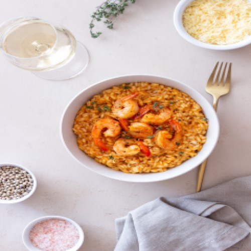 Arroz con camarones
