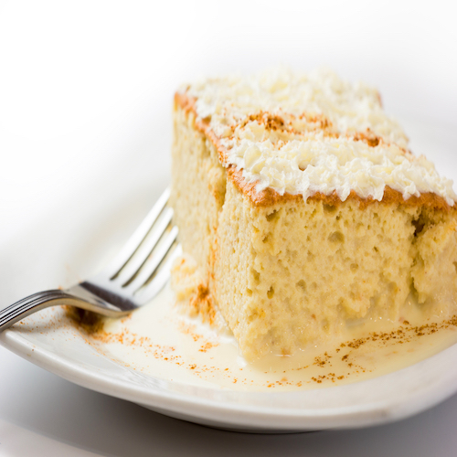 Three milk cake, Traditional dessert of Latin America